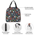 thumbnail image 5 of Lsque Holiday Christmas Cookies Pattern Lunch Bag Women/Men Insulated Lunch Box,Small Leakproof Cooler Food Lunch Containers Reusable High Capacity Lunch Tote Bags, 5 of 6