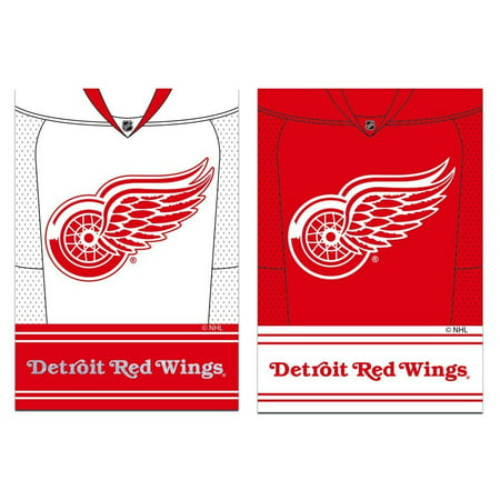 Detroit Red Wings Double Sided Jersey Suede Garden Flag, 12.5 x 18 inches, Cheer on the Chicago Blackhawks with this double-sided flag featuring your team's home.., By Team Sports America from