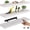 White, variant on Ballucci 16" Floating Shelves for Wall, 3-Pack with Invisible Brackets, 6" Deep, White