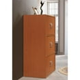 thumbnail image 4 of Hodedah Armoire de Rangement Fermée à 6 Portes, Trois Tablettes, Cerisier, 4 of 5
