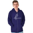 thumbnail image 5 of Keep Calm Funny EMT Humor Zip Up Hoodie Men's Women's Brisco Brands S, 5 of 6