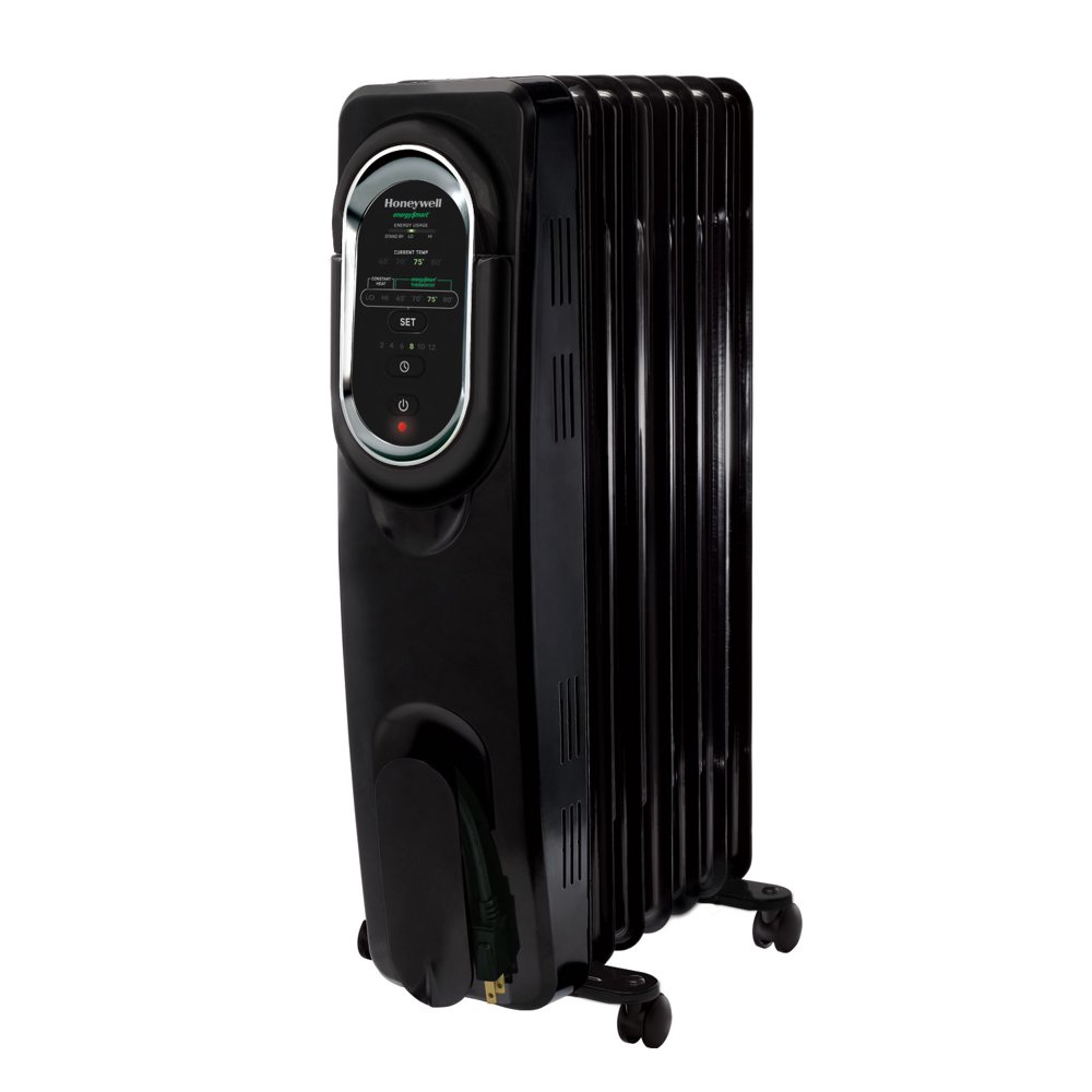Honeywell EnergySmart OilFilled Radiator, HZ789, Black