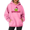 thumbnail image 2 of Sudadera con capucha para mujer MIARHB Grinch, de gran tamaño, con cuello redondo, manga larga y estampado navideño, sudaderas con capucha, 3XL, 2 of 6