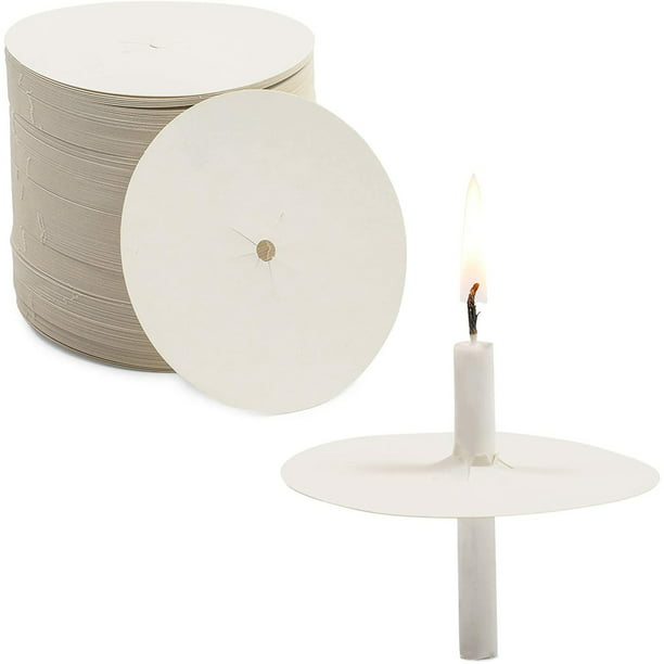 200 Pack Candle Drip Protectors Paper