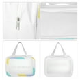 thumbnail image 3 of 1 Pc Women Convenient Clear Cosmetic Bag for Vacation Camping Business Travel White-L, 3 of 4