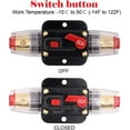 thumbnail image 2 of 60 amp avec Réinitialisation Manuelle pour 12V-24V DC Audio de Voiture,, 2 of 6