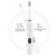 thumbnail image 6 of Byujiro Electric Toothbrush with 5 Brush Heads+Cleaning Head, 9 Cleaning Modes, Smart 20-speed Timer Toothbrush IPX7 -Newly Upgraded, 6 of 9
