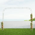 thumbnail image 5 of ToppiJoy White Metal Garden Arch Trellis,Steel Arch Trellis for,Various Climbing Plant Roses Vines,Garden Arbors and Arches,for Wedding Event Decoration,Easy to Assemble, 5 of 31