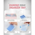 thumbnail image 5 of 45pcs Diamond Painting Storage Containers Trays, Diamond Painting Accessories Diamond Painting Trays with Lids, 2-in-1 Diamond Art Storage and Diamond Art Trays, Bead Storage & Line-Up, Box Package, 5 of 10