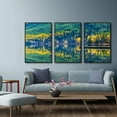 thumbnail image 2 of IDEA4WALL Framed Canvas Wall Art for Living Room, Bedroom Beautiful Nature Norway Landscape Canvas Prints for Modern Home Decoration Ready to Hang - 24"x36"x3 Panels, 2 of 4