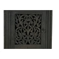 thumbnail image 5 of Floral Carved Solid Wood Desk with 3 Drawers and 1 Cabinet in Black, 5 of 6