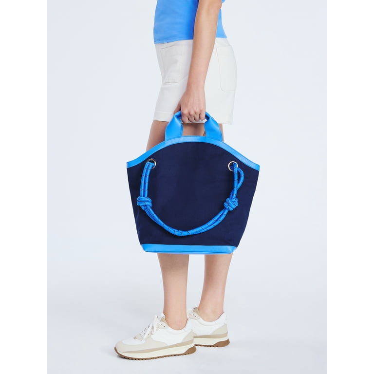Free Assembly Canvas Tote Bag, Navy Blue photo 5