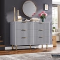 thumbnail image 1 of Gray 3-cajón chest of cajones: compact, moderno, y durable organizer para dormitorio, sala de estar, o oficina, 1 of 6