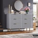 thumbnail image 1 of Gray 3-cajón chest of cajones: compact, moderno, y durable organizer para dormitorio, sala de estar, o oficina, 1 of 6