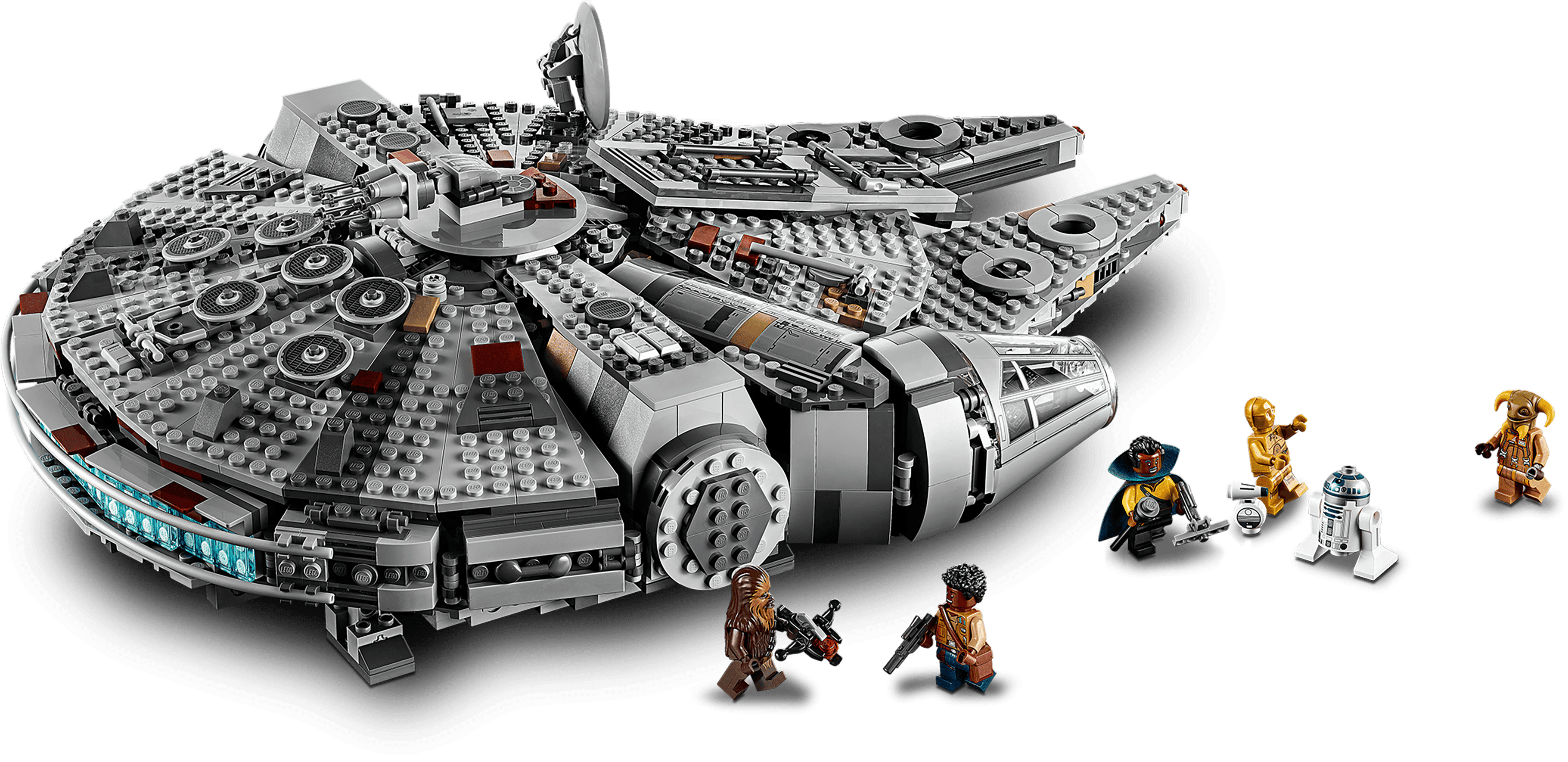 LEGO Star Wars Millennium Falcon 75257 Building Set - Starship 