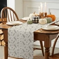 thumbnail image 3 of Thanksgiving Plant Table Runner, Autumn Thanksgiving Kitchen Dining Table Decoration for Home Party Decor 13x36 Inches, 3 of 9
