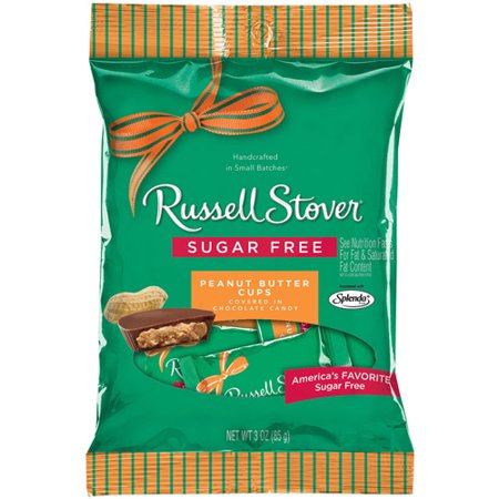 Russell Stover Sugar Free Peanut Butter Cups Covered In Chocolate ( 3