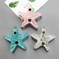 thumbnail image 3 of Bewildely Pegatina de estrella de mar para nevera, decoración de habitación de resina para el hogar, calcomanías de cristal de estrella de mar Decoración del hogar, 3 of 6