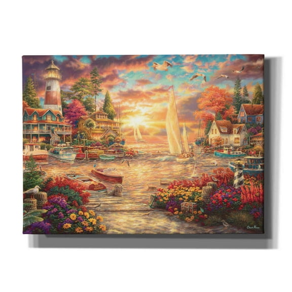 Epic Graffiti 'Into the Sunset' by Chuck Pinson, Canvas Wall Art, 54"x40"