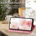 thumbnail image 3 of for Galaxy A14 5G Phone Case Wallet,Women Flip Cover with Credit Card Holders Butterfly Embossed PU Leather Kickstand Wrist Strap Purse Case for Samsung A14 5G 6.6 inch (Pink), 3 of 14