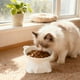 thumbnail image 1 of Plato De Plástico Para Gatos Comedero elevado de plástico para gatos de gran capacidad, ideal para Rkxzt, 1 of 9