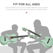 Best Choice Products 38in Beginner Acoustic Guitar Starter Kit w/ Gig Bag, Strap, Extra Strings - SoCal Green