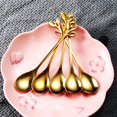 thumbnail image 2 of 8pcs Stainless Steel Leaf Coffee Spoons Small Espresso Spoons Adorable Leaf Shape for Stirring Mixing Home, 2 of 9