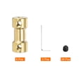 thumbnail image 3 of 6pcs 2mm to 2.3mm Brass Shaft Coupling Joint Connector with Screws Hex Wrench Flexible Motor Shaft Coupler, 3 of 4