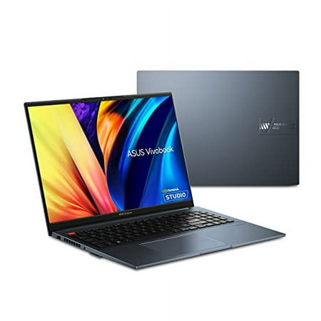 ASUS VivoBook Pro 16 Laptop, 16" 16:10 Display, Intel Core i7-12650H CPU, NVIDIA(r) GeForce RTX 3050 Ti GPU, 16GB RAM, 1TB SSD, Windows 11 Home, Quiet Blue, K6602ZE-DB76