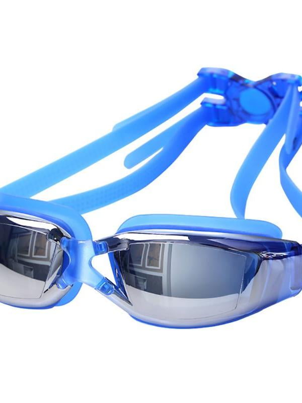 Details about   Unisex Adults Electroplating Anti-fog Anti-UV Swimming Glasses Blue 