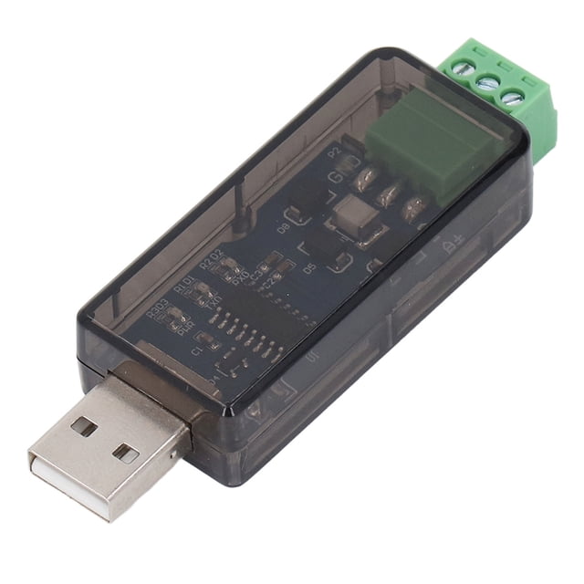 USB RS485 Converter, USB To RS485 Converter Adapter Long Distance Transmission Prevent Overcurrent Non Static Low Power Consumption for Printers