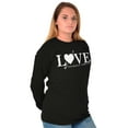 thumbnail image 4 of Love Yourself Self Care Inspirational Women's Long Sleeve T Shirt Brisco Brands L, 4 of 6