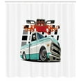 thumbnail image 3 of Ambesonne Truck Shower Curtain, Lowrider Pickup Vehicle, 69"Wx75"L, Multicolor, 3 of 3