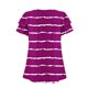 thumbnail image 5 of Camisas de Cuello de Tripulación de Manga Corta para las Mujeres Plisado Mangas de Ruffle, Cuello Redondo Casual Primavera Y Blusa de Verano, 5 of 7