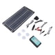 thumbnail image 2 of Kit de Panel Solar, Cargador de Batería Solar Eficiente 30W Con Regulador OBD para RV para acampar, 2 of 7