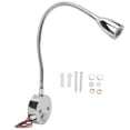 thumbnail image 2 of LED Dimmable Reading Light, RV Bedside Lamp, Aluminum Alloy Material, Low Power Consumption, 3 Gear Adjustable Brightness, Type C Charging Interface, for RVs, Trucks, Campers,, 2 of 7