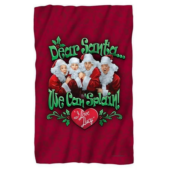 I Love Lucy Fleece Blanket