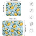 thumbnail image 3 of Summer Floral Lemon Kitchen Drying Mats for Dishes Kitchen Draining Mat Absorbent Dish Drying Pad for Kitchen Counter 18 x 24 Inch, 3 of 6