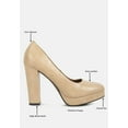 thumbnail image 6 of Whitley Croc Texture High Block Heel Pumps, 6 of 10