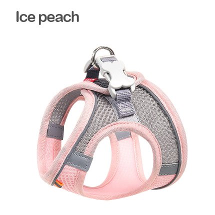 MADDEN-Conjunto de arnés para perro y gato, chaleco reflectante, transpirable, ajustable, para mascotas pequeñas y medianas, para caminar al aire libre