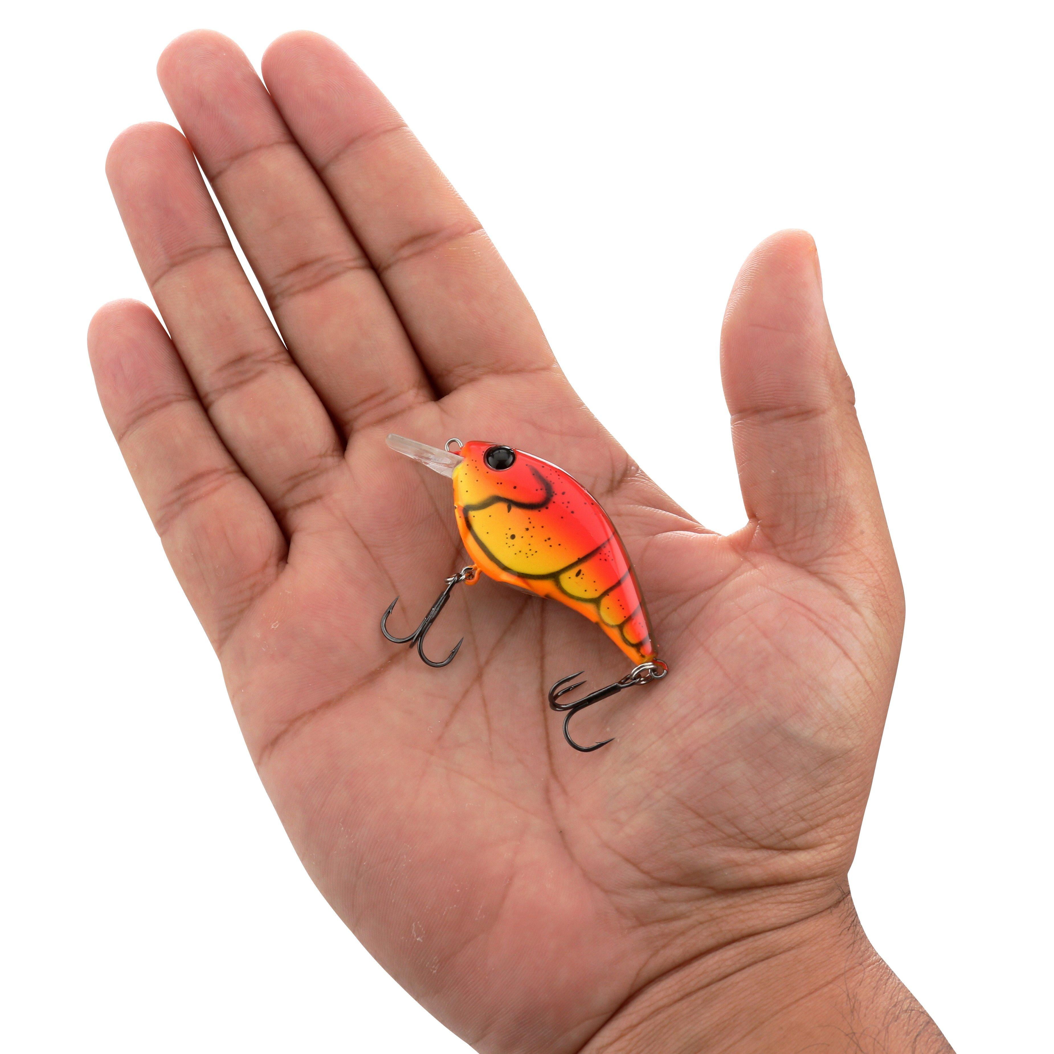 Berkley Clickin’ Frittside Fishing Lure, Red Spring Craw, 5 Junior (1/4 oz)