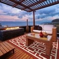 thumbnail image 3 of Oriental Weavers Meridian Area Rug 9754R Red Boxes Rectangles 5' 3" x 7' 6" Rectangle, 3 of 3