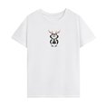 thumbnail image 1 of Camiseta para Mujer Simple Cuello Redondo Tops de Verano para Ir de Compras Trabajo Uso Diario L, 1 of 7