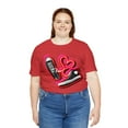 thumbnail image 5 of Valentines Day Shoestring Heart Sneaker Graphic Tee - Unisex 90s Converse, 5 of 8