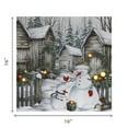 thumbnail image 3 of Led Canvas Wall Art With Timer (Snowman With Houses), 3 of 3