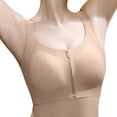 thumbnail image 3 of SPZTSX Sports Bras for Women Front Zipper Easy On Wireless High Support Seamless Post Surgery Workout Yoga Bra, 3 of 4