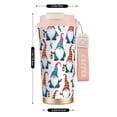 thumbnail image 3 of Stainless Steel Coffee Cup 7.7×2.6×3.5in Tapered Design Nylon Woven Wrist Strap Portable Durable Cup Bottom With Non-Slip Sticker Christmas Dwarf Lantern, 3 of 8