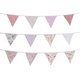 thumbnail image 5 of 12m Triangle Bunting Banner, 42 Pcs Cotton Fabric Flags for Birthday Party, Wedding, Baby Shower, Outdoor and Home Decorations (Pink), 5 of 5