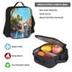 thumbnail image 5 of Disketp Playful Hedgehog Forest Pond Mochila Estampada de Gran Capacidad con Lonchera y Estuche, Set de 3 Piezas para Estudiantes, 5 of 7