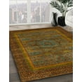 thumbnail image 3 of Ahgly Company Machine Washable Indoor Rectangle Abstract Red Brown Area Rugs, 8' x 12', 3 of 7